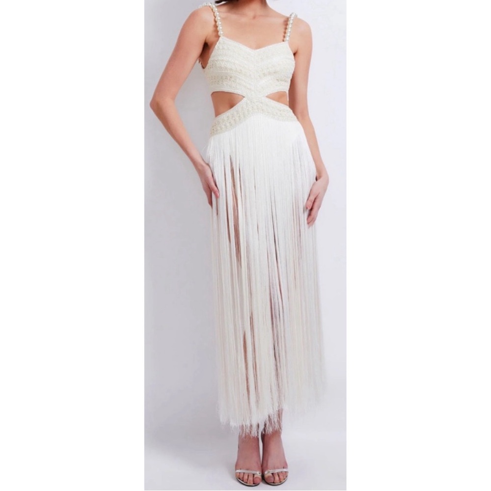 PatBO Cream Maxi Dress - Picture 5 of 16